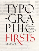  Typographic Firsts