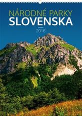 Národné parky Slovenska  - nástěnný kalendář 2016
