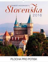 Pamätihodnosti Slovenska Praktik - nástěnný kalendář 2016
