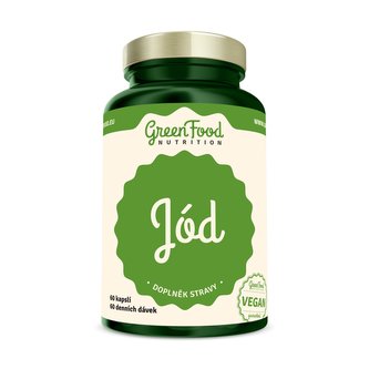 GreenFood nutrition - Jód 60 vegan kapslí